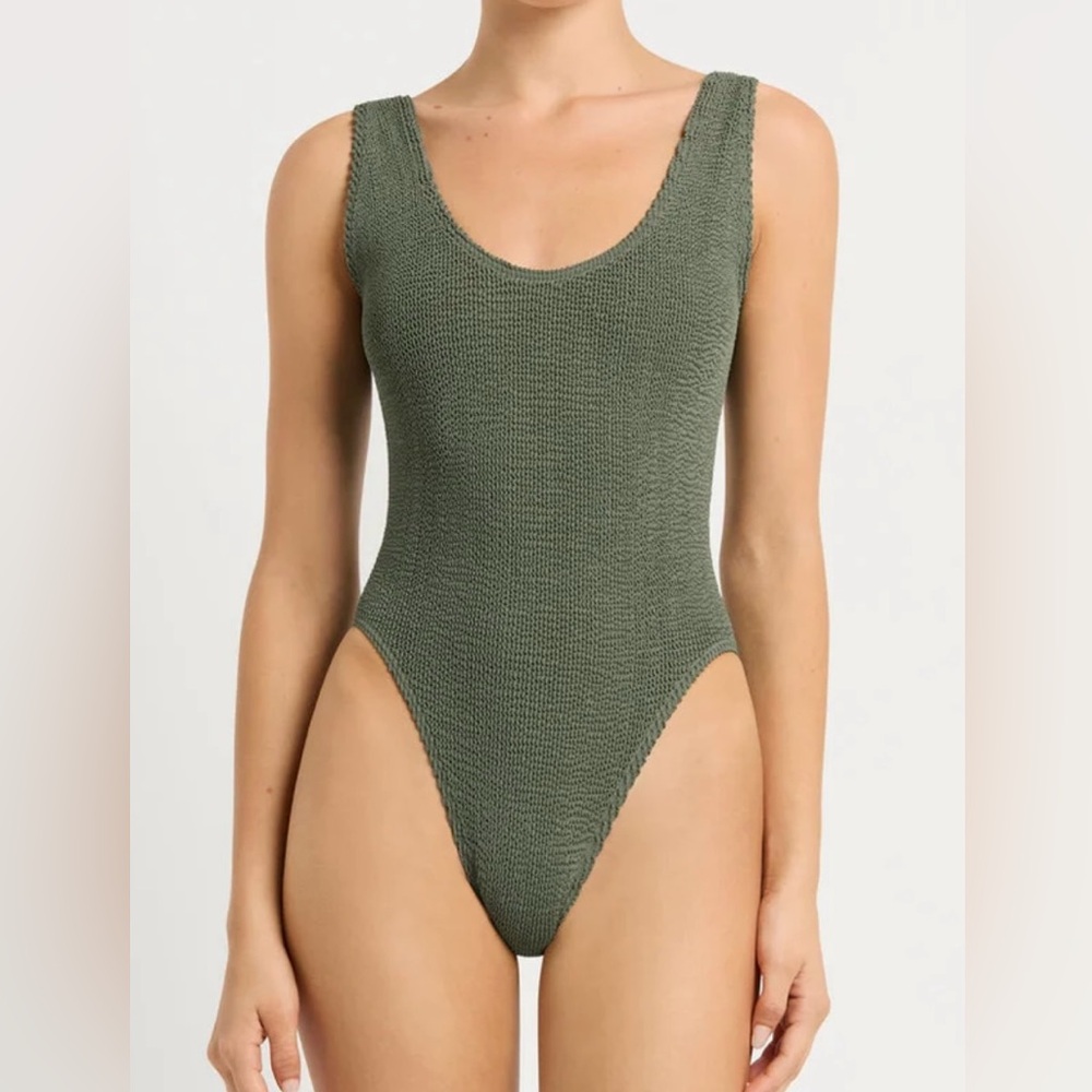 Bond-Eye. Mara One Piece. Dark green/Khaki Eco. One-size. NWT. Originally $180